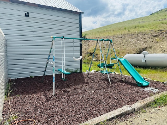 view of play area