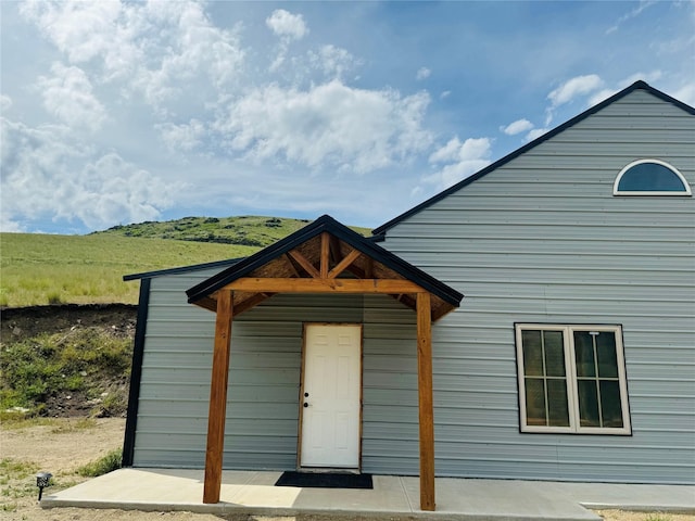 view of outbuilding