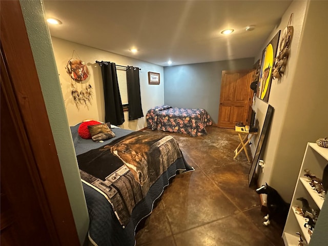 316 3rd Ave, Saint Ignatius, MT 59865 - bedroom featuring concrete flooring and recessed lighting