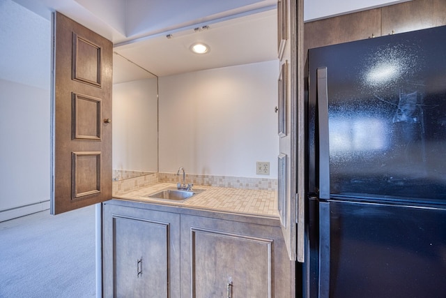 1536 Meadowlark Dr Unit 2B, Great Falls, MT 59404 - bathroom featuring a baseboard heating unit and vanity