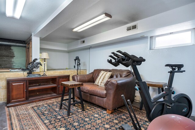 interior space with visible vents