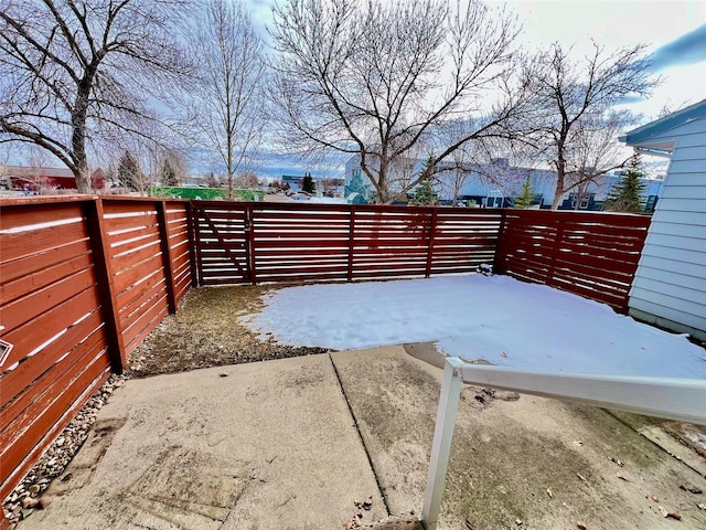 view of patio / terrace featuring a fenced backyard