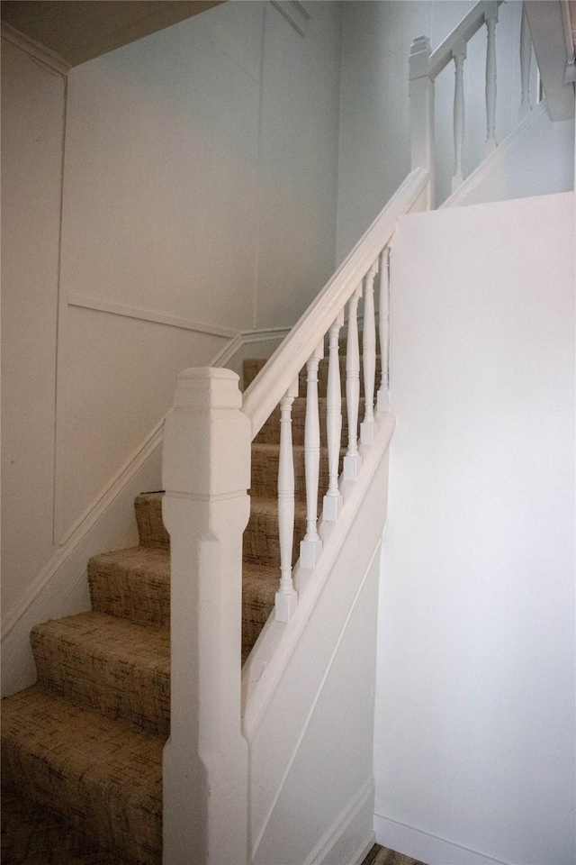 view of staircase