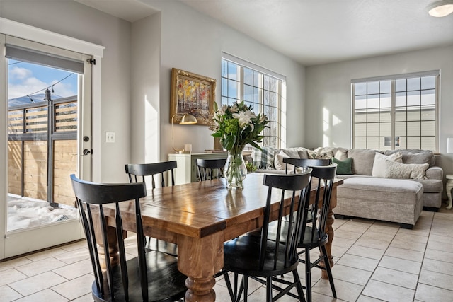 5331 Fiddler Ct, Florence, MT 59833 - dining space with light tile patterned floors