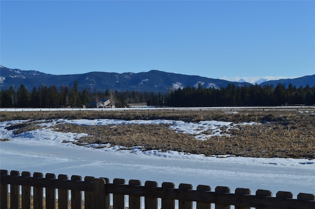 view of mountain feature