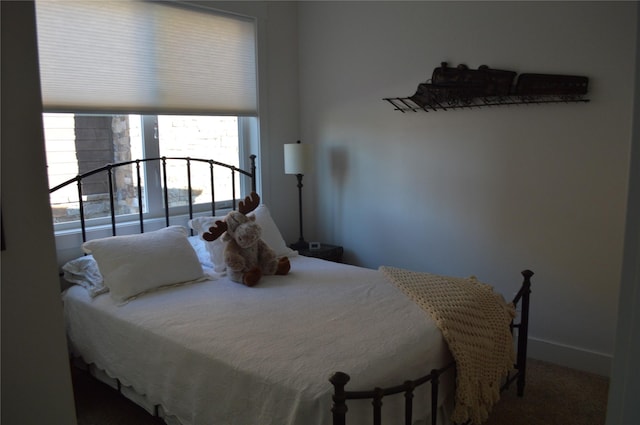 bedroom with baseboards