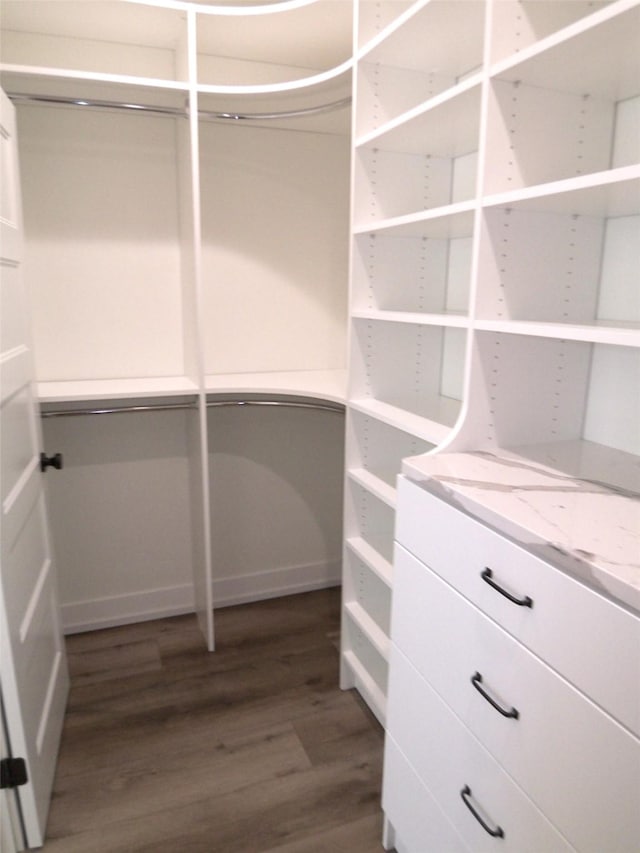 1228 Quail Ridge Dr, Kalispell, MT 59901 - spacious closet featuring dark wood-style flooring