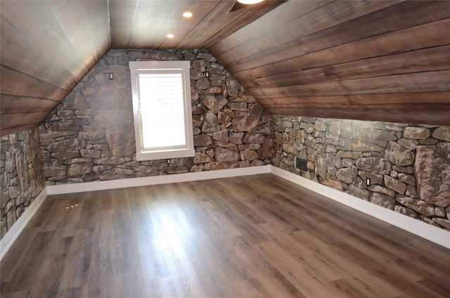 1228 Quail Ridge Dr, Kalispell, MT 59901 - additional living space featuring lofted ceiling and wood finished floors