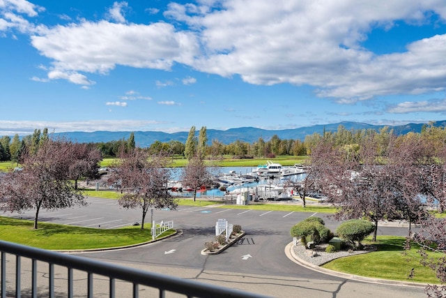 property view of mountains with a water view