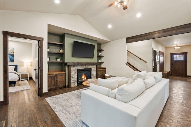 230 Forest Edge Trl, Kalispell, MT 59901 - mudroom featuring baseboards and dark wood-type flooring