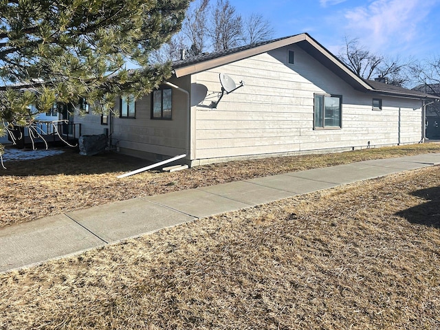 view of property exterior