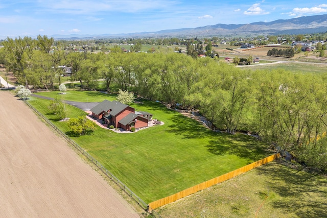 297 Christofferson Ln, Corvallis, MT 59828 - aerial view of sparsely populated area featuring mountains