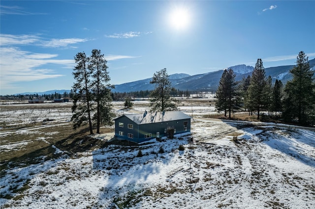5072 Hoblitt Ln N 5066, Florence, MT 59833 - snowy aerial view featuring a mountain view