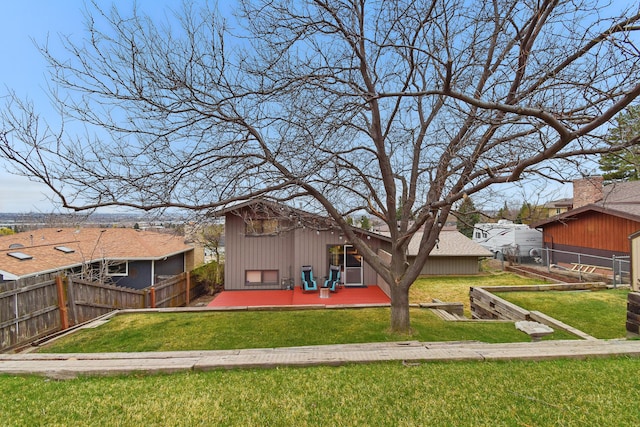 325 28th Ave NW, Great Falls, MT 59404 - back of house with fence and a yard