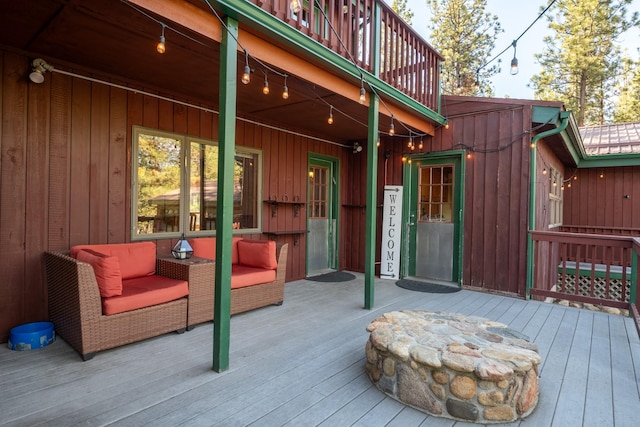 437 Tie Chute Ln, Florence, MT 59833 - view of deck