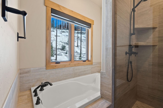 476 Elk Highlands Dr, Whitefish, MT 59937 - full bathroom with a bath and a stall shower
