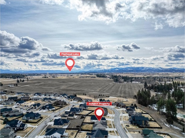 154 W Swift Creek Way, Kalispell, MT 59901 - drone / aerial view of a mountainous background