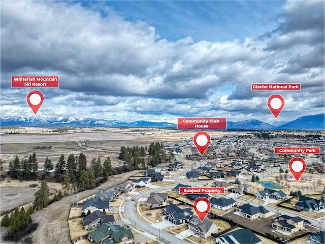 154 W Swift Creek Way, Kalispell, MT 59901 - bird's eye view of a mountainous background