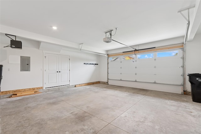 154 W Swift Creek Way, Kalispell, MT 59901 - garage with electric panel and a garage door opener