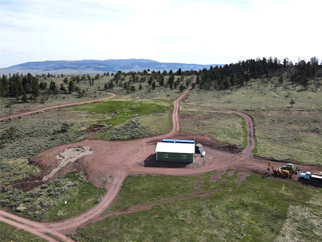 48 Black Butte Rd, White Sulphur Springs, MT 59645 - aerial view of sparsely populated area with a mountain backdrop