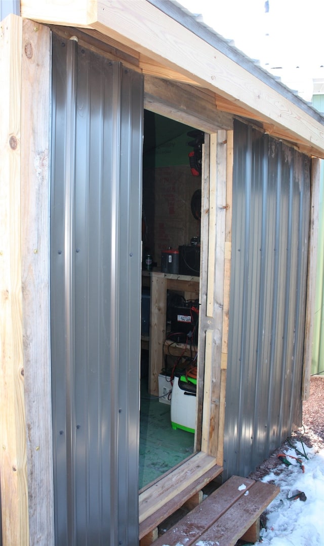 view of outbuilding featuring an outdoor structure