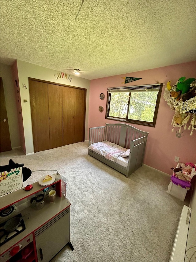 1103 Greers Ferry Rd, Libby, MT 59923 - carpeted living area featuring a textured ceiling