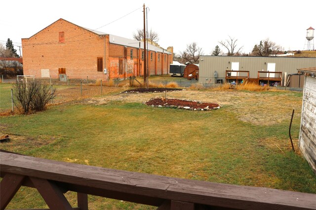 211 N Division St, Whitehall, MT 59759 - view of yard featuring fence