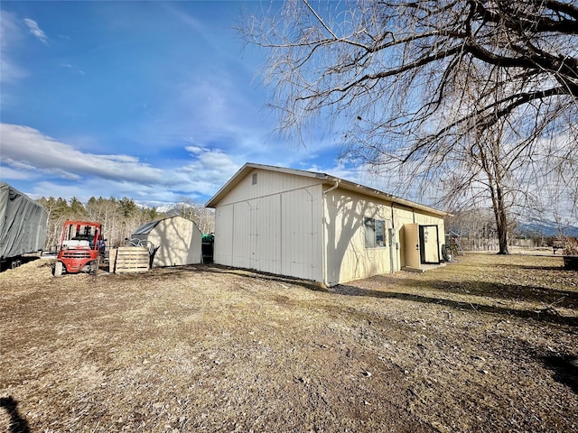 view of outbuilding with an outdoor structure