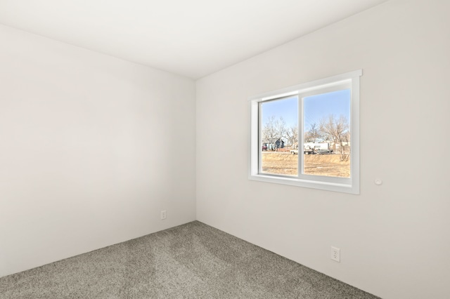 empty room featuring carpet flooring