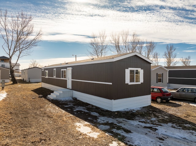 view of side of property