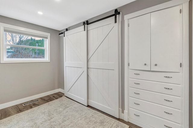 closet with visible vents