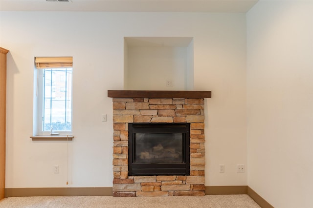 119 Oak St, Whitefish, MT 59937 - detailed view of carpet and a fireplace