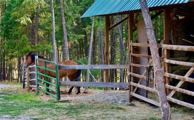 view of play area