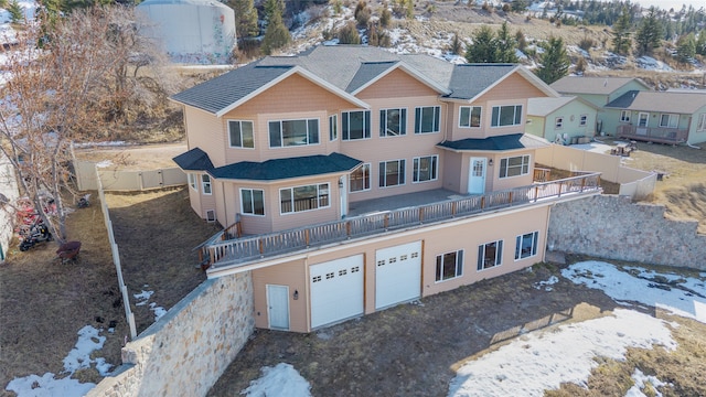 bird's eye view featuring a residential view