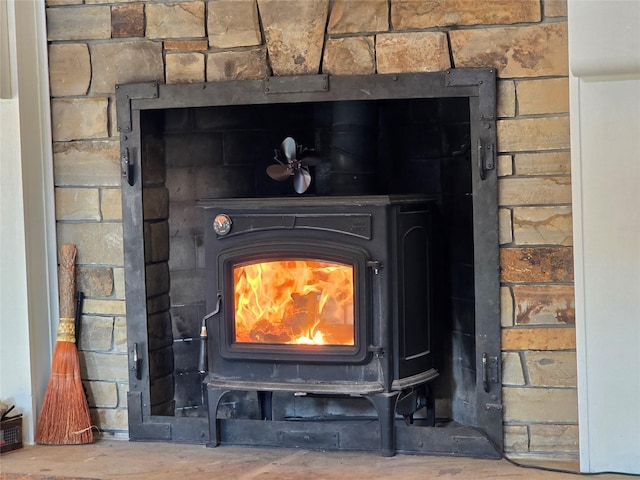 17 Mountain View Rd, Trout Creek, MT 59874 - detailed view of a wood stove
