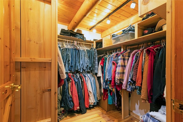 17 Mountain View Rd, Trout Creek, MT 59874 - walk in closet featuring wood finished floors