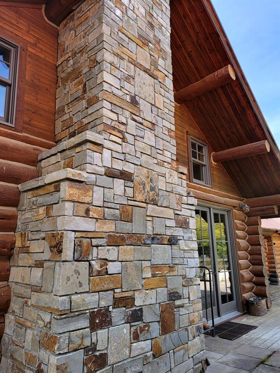 17 Mountain View Rd, Trout Creek, MT 59874 - exterior view of stone siding