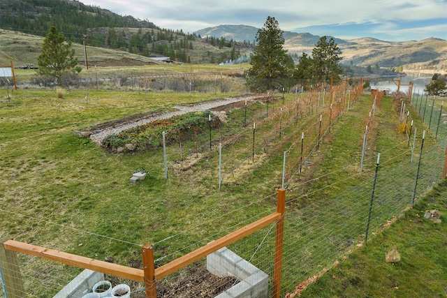 property view of mountains with a water view