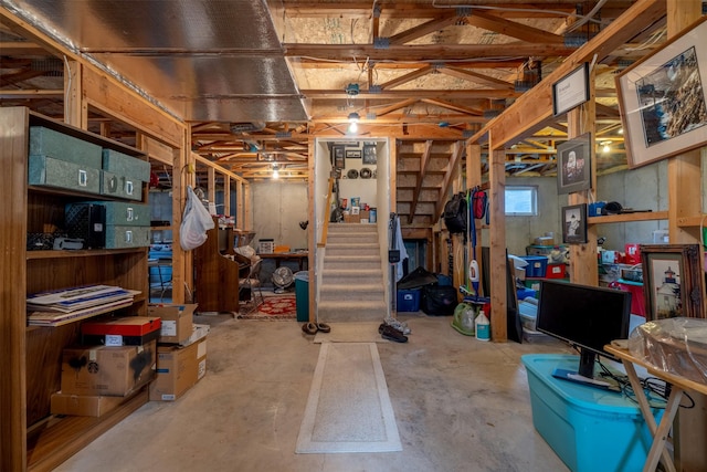 845 S California St, Helena, MT 59601 - basement featuring stairway