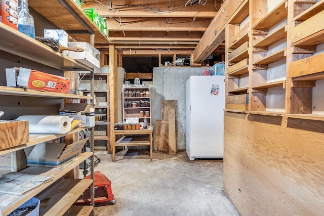 view of storage room