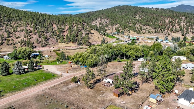 7415 Wildcat St, Helena, MT 59602 - aerial overview of property's location featuring mountains and a forest