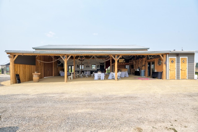 view of outbuilding with an outbuilding and an exterior structure