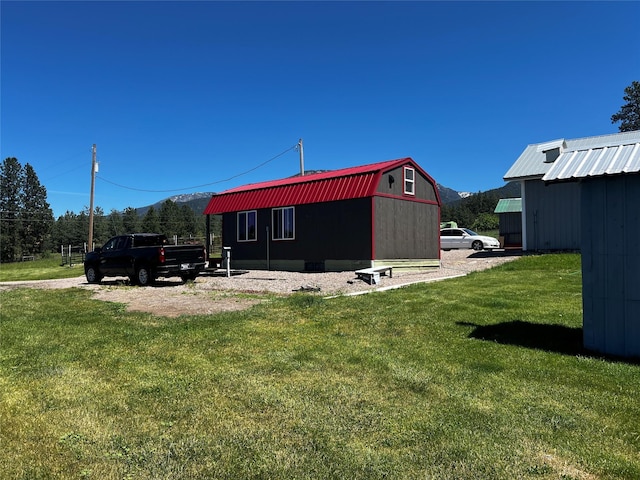 34813 Canyon Mill Rd, Ronan, MT 59864 - view of outdoor structure with a mountain view