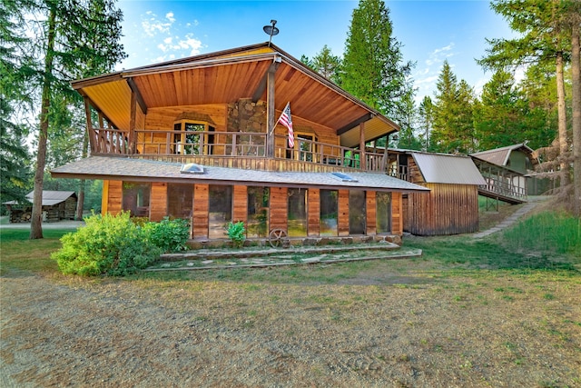 view of rear view of house