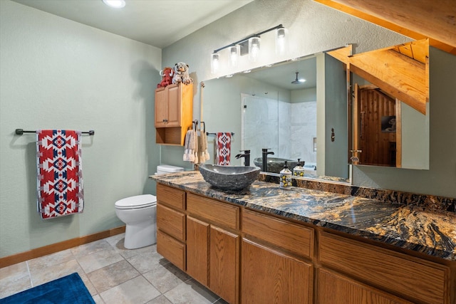 32 Peaceful Ct, Bigfork, MT 59911 - bathroom with vanity and a stall shower
