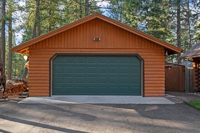 32 Peaceful Ct, Bigfork, MT 59911 - view of detached garage
