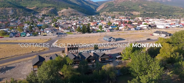 520 Pennsylvania St E Unit 11, Anaconda, MT 59711 - drone / aerial view featuring a residential view and a mountain view