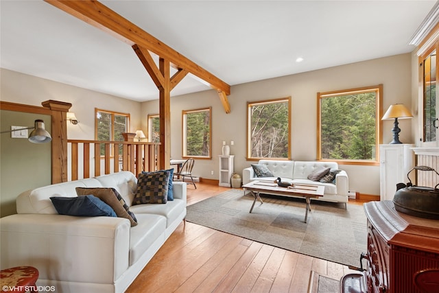 588 Ranch Rd, Bigfork, MT 59911 - living area with light wood finished floors and recessed lighting