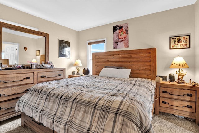 bedroom featuring carpet flooring