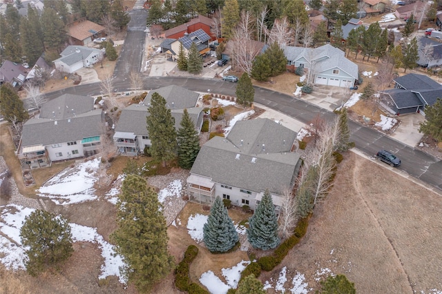 drone / aerial view featuring a residential view